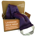 Victoria's Lavender Luxury Lavender Neck Wrap - Made in the USA | Microwavable Neck Heating Pad, Aromatherapy Wrap for Men & Women, Filled with Lavender Buds & Flax Seed, Relaxing Spa Gift