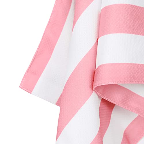 Dock & Bay QuickCool Cooling Towel - for Workouts & Sports - Cools to 15°C - Includes Bag - 27 x 13/69 x 33cm - Cabana - Malibu Pink