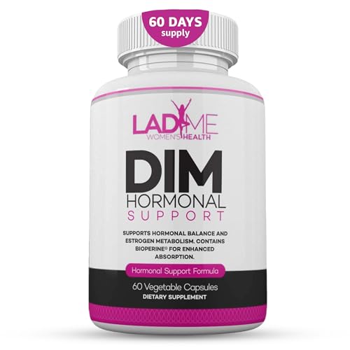 DIM Supplement for Women 150mg - Hormone Balance Support Complex by LadyMe (60 Capsules)