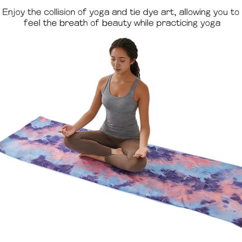 3 Pack Yoga Towel, Hot Yoga Mat Towel, Hot Yoga Towel with Grip Dots Sweat | Non-Slip Hot Yoga Towel Set, Absorbent Non-Slip, Pilates and Workout Lightweight Travel-Friendly 24" x72"