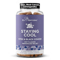 Staying Cool Hot Flash Relief for Women - Menopause Relief, 60 Capsules | Perimenopause & menopause supplements for women with Black Cohosh, Vitex & Ashwagandha for hormone balance and night sweats