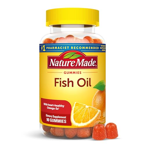 Nature Made Fish Oil Omega 3 Gummies, 90 Gummies