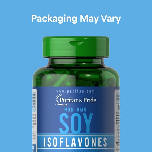 Puritan's Pride Non-GMO Soy Isoflavones 750mg, 120 Rapid Release Capsules