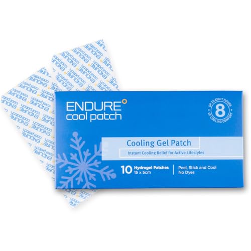 | Cooling Gel Patches for Instant Relief from Heat, Workouts, and Hot Flashes | Long-Lasting, Breathable, Hydrogel Patches for Cooling Comfort | 10 Pack
