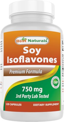 Best Naturals Best Naturals Soy Isoflavones for Women 750 Mg Capsules, 120 Count