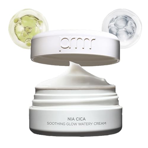 Primera (PRMR) Niacinamide Cica + B5 Cream –Face Moisturizer with Hyaluronic Acid and Centella, skin barrier repair, korean moisutrizer with panthenol, Redness relief and hydrating, 1.01 Fl Oz