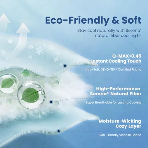 Cozy Bliss Cooling Comforter Twin Size x Sorona® Viscose Natural Fiber, Reversible Silky Smooth Cooling Blanket with Q-Max＞0.45 for Hot Sleepers & Night Sweats, Charcoal Grey, 68"x90"