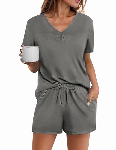 Avidlove Women's Shorts Pajama Set Short Sleeve Sleepwear Nightwear Pjs S-XXL