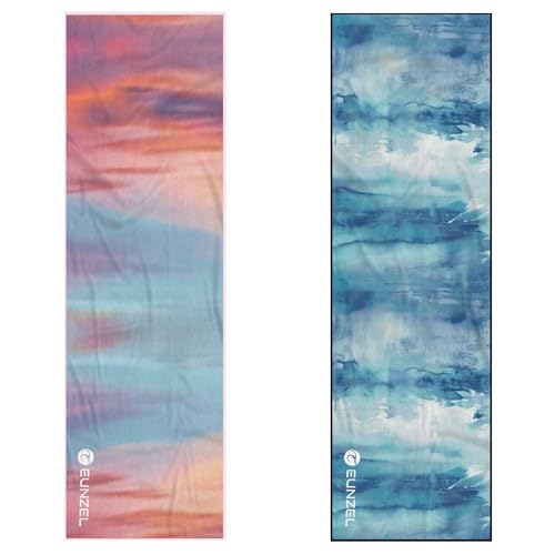 Eunzel Cooling Towel, Ice Towel for Neck, Soft Microfiber Chilly Towel Stay Cool for Sports, Yoga, Running, Gym, Workout, Biking, Camping & Outdoor Activities 40"x12"