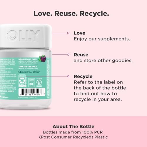 OLLY Flawless Complexion Healthy Skin Support, 300 mcg Vitamin A - 50 Count