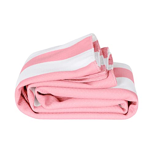 Dock & Bay QuickCool Cooling Towel - for Workouts & Sports - Cools to 15°C - Includes Bag - 27 x 13/69 x 33cm - Cabana - Malibu Pink