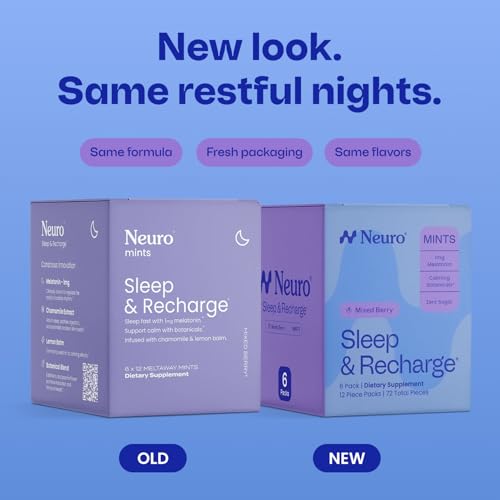 Neuro Sleep & Recharge Meltaway Mints, Mixed Berry, 72 Count