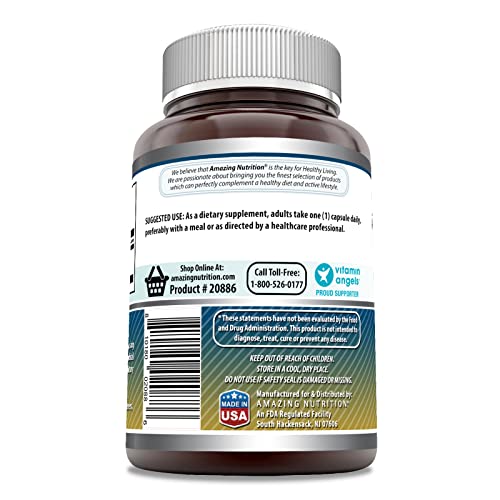 Amazing Formulas Taurine Amino Acid Supplement | 1000 Mg per Serving | 100 Capsules | Non-GMO | Gluten-Free | Made in USA