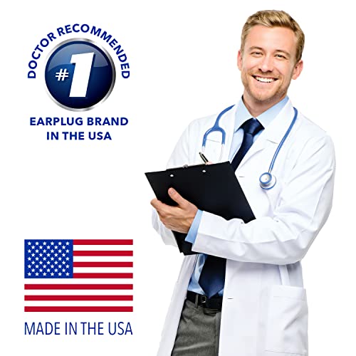 Mack's Ultra Soft Foam Earplugs, 50 Pair - 33dB Highest NRR | Made in USA