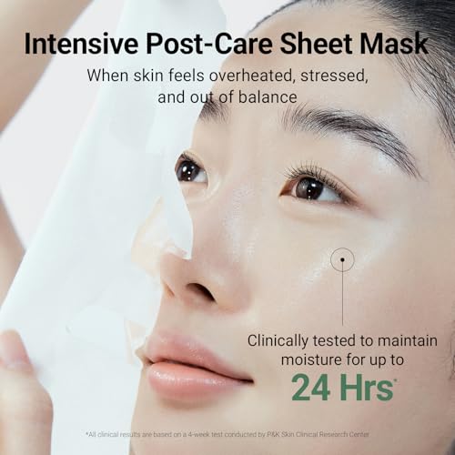 DA EFFECT Treatment Cooling Mask, Calming Face Mask for After Sun, 5 Sheets | Cooling vegan sheet mask for after-sun care and heat-stressed skin; comforts dry, sensitive skin with refreshing hydration.