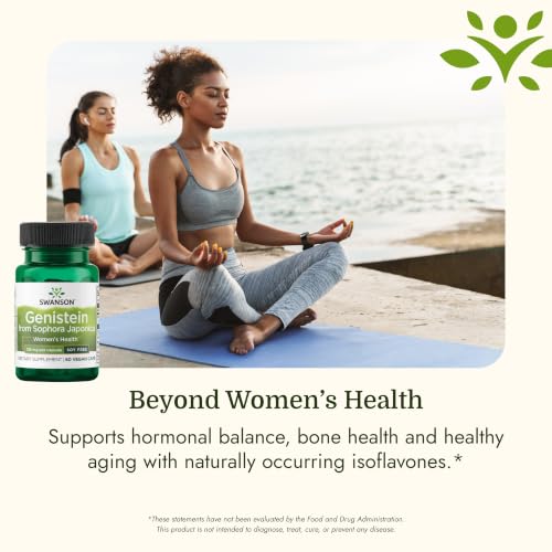 Swanson Soy-Free Genistein Supplement, 125 mg, 60 Vegan Capsules