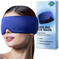 Cooling Gel Eye Mask for Puffy Eyes, Migraine & Headache Relief, Full Eye-Area Cold Compress for Eyes & Temples, FSA Eligible HSA Reusable Eye Ice Pack for Swelling & Post-Surgery Recovery