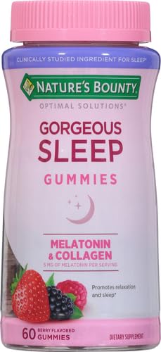 Nature's Bounty Optimal Solutions Gorgeous Sleep Melatonin 5mg Gummies