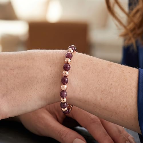 Dcfywl731 Menopause Balancing Bracelet Natural Stone Healing Beaded Bracelet for Anxiety Stress Relief Thoughtful Gift for Menopause Symptoms