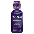 ZzzQuil Liquid Sleep Aid, Diphenhydramine 50mg HCl, Nighttime Sleep Aid Liquid, Sleep Aids for Adults, Warming Berry Flavored, 12 FL OZ