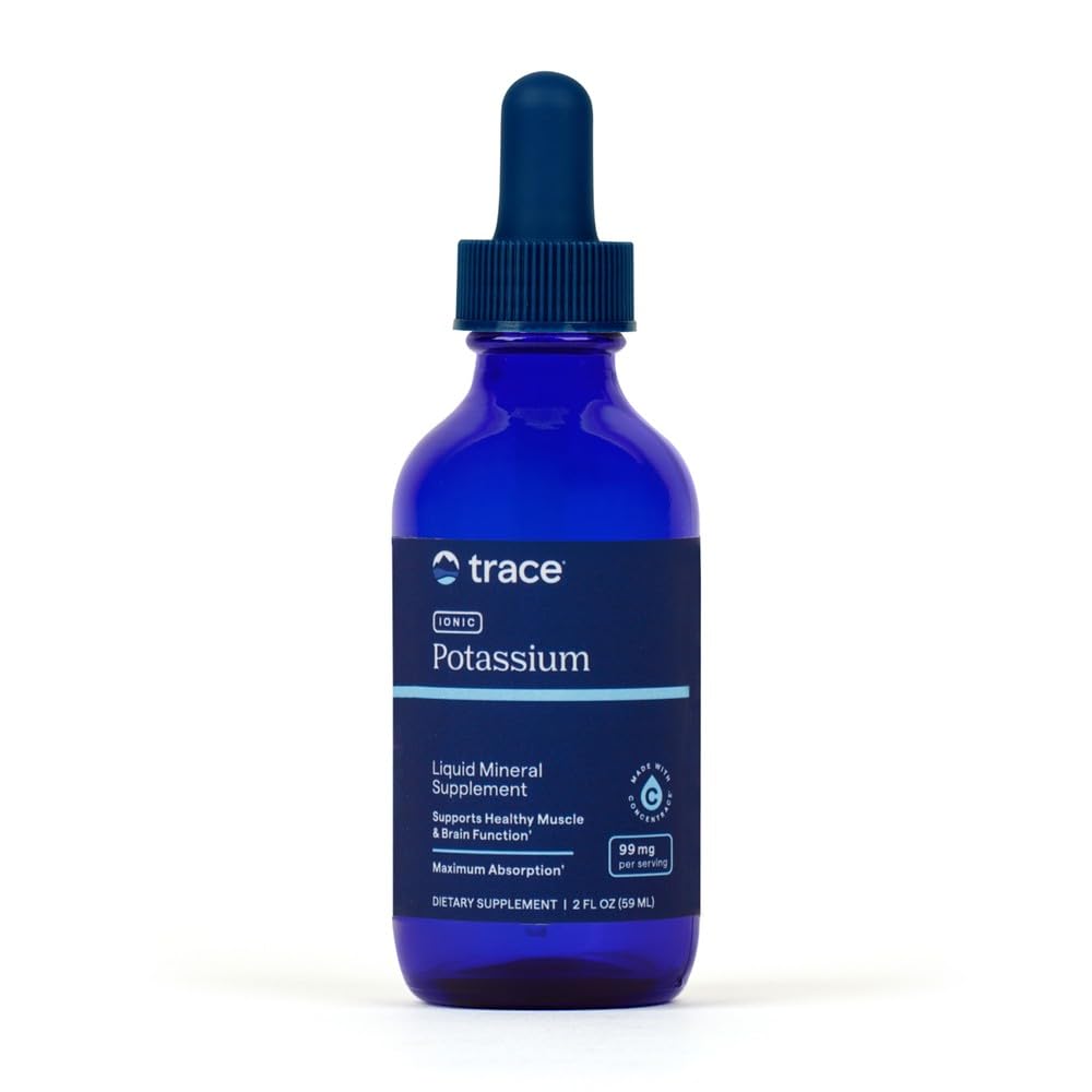 Trace Minerals Ionic Potassium Supplement, 99 mg, Liquid Drops, 2 fl oz