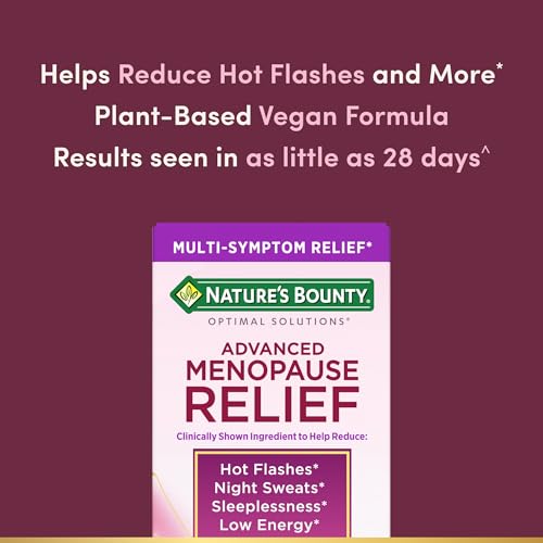 Nature's Bounty Optimal Solutions Advanced Menopause Relief Supplements