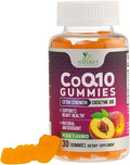 CoQ10 Gummies 100mg - 3X Strength Coenzyme Q10 - Ultra High Absorption, Antioxidant Supplements Support Heart Health & Energy Production - Nature's Coq 10 Vitamins Supplement - Vegan - 30 Gummies