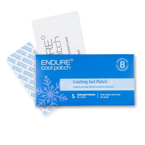 | Cooling Gel Patches for Instant Relief from Heat, Workouts, and Hot Flashes | Long-Lasting, Breathable, Hypoallergenic & Unscented Hydrogel Patches for All-Day Comfort | 5 Pack