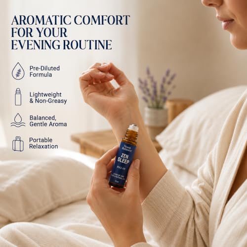 Zen Sleep Essential Oil Roll On 10-ml - Calming Blend for Deep Sleep