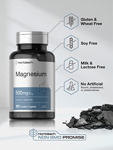 Horbäach Magnesium 500mg | 180 Caplets