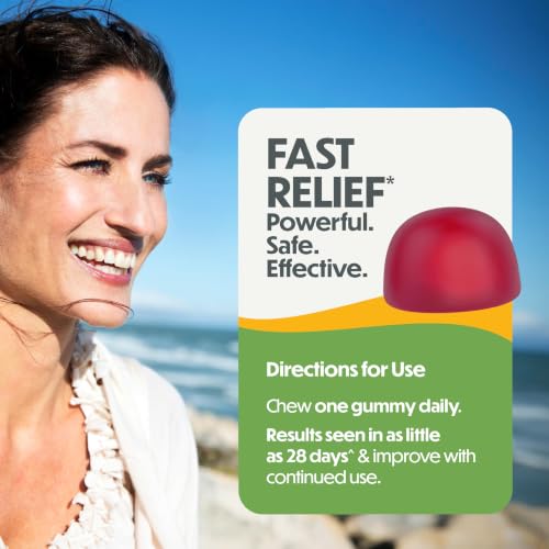 Estroven Complete Gummies Menopoz Rahatlatıcı Takviye Edici Gıda, 30 Adet | Mango Çarkıfelek Meyvesi, Sıcak Basması ve Gece Terlemesi Giderici*, Perimenopoz Desteği, Hormonsuz, İlaçsız, Rhapontic Rhubarb, Günde 1 Tablet
