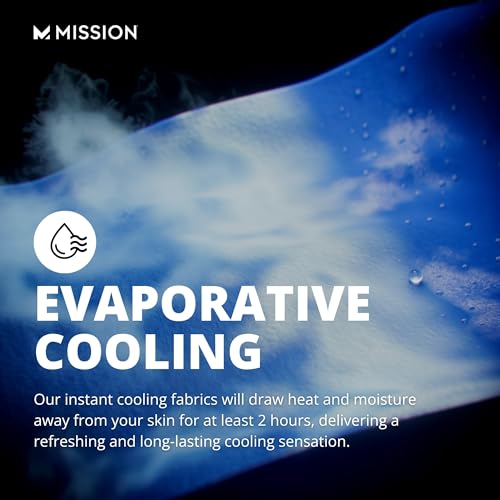 MISSION Original Cooling Towel - Soft, Durable Microfiber - Cools Up to 2 Hours - UPF 50 Sun Protection - Machine Washable