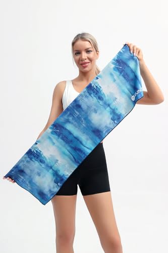 Eunzel Cooling Towel, Ice Towel for Neck, Soft Microfiber Chilly Towel Stay Cool for Sports, Yoga, Running, Gym, Workout, Biking, Camping & Outdoor Activities 40"x12"