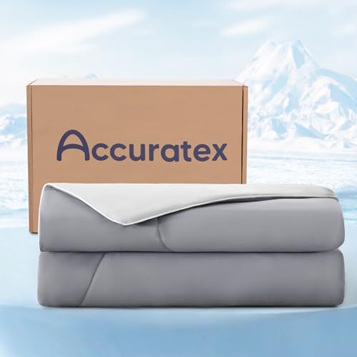 Cooling Comforter King Size, Cool Blanket for Hot Sleepers,104x90 | Arc-Chill Q-Max >0.45 cooling comforter wicks moisture for night sweats. Silky soft, breathable summer blanket for AC sleep.