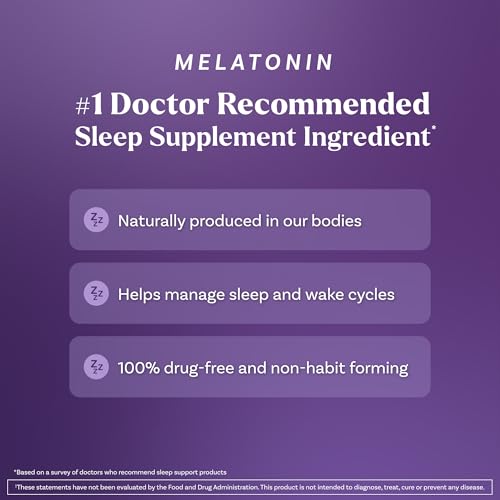 Natrol Melatonin 1 mg Fast Dissolve Tablets, Strawberry, 90 Count