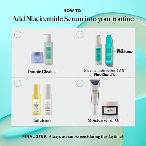 Naturium Niacinamide Serum 12% Plus Zinc 2%, 1 fl oz