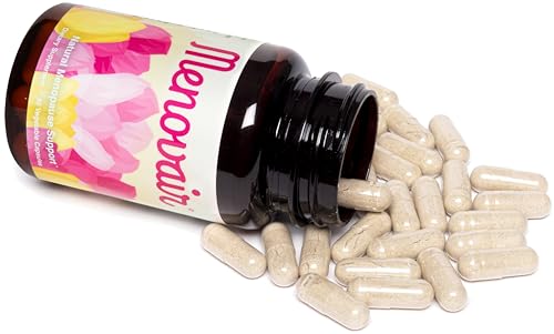 Menovair Natural Menopause Support Supplement for Women, Vegan, Gluten-Free | Helps Ease Hot Flashes, Night Sweats, and Mood Swings While Promoting Restful, Uninterrupted Sleep, 30-Day Supply