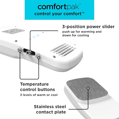 BLACK + DECKER Comfortpak, Wearable Cooling and Heating Device, Breeze Blue (BCWCC101-61)