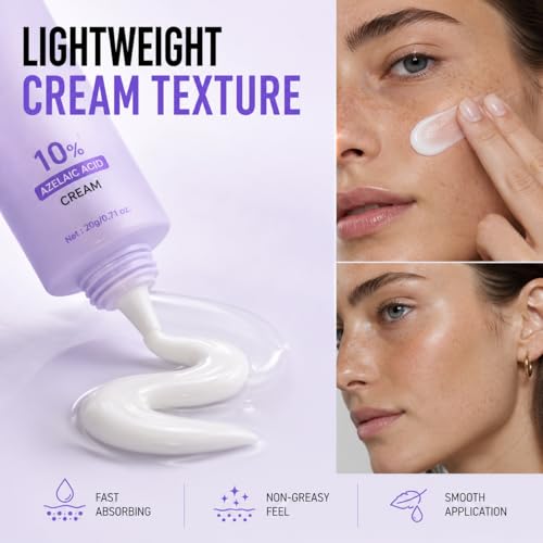 Azelaic Acid Cream for Sensitive Skin, Redness Relief & Niacinamide