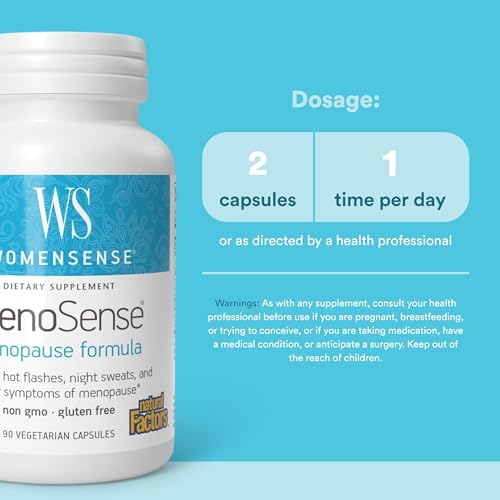 Natural Factors MenoSense Menopause Support Formula*, 90 Vegetarian Caps