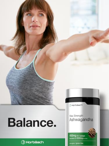 Horbäach Ashwagandha Supplement | Max Strength | 120 Capsules