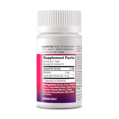 OLLY Extra Strength Sleep Fast Dissolve Tablets, 5mg Melatonin - 30ct
