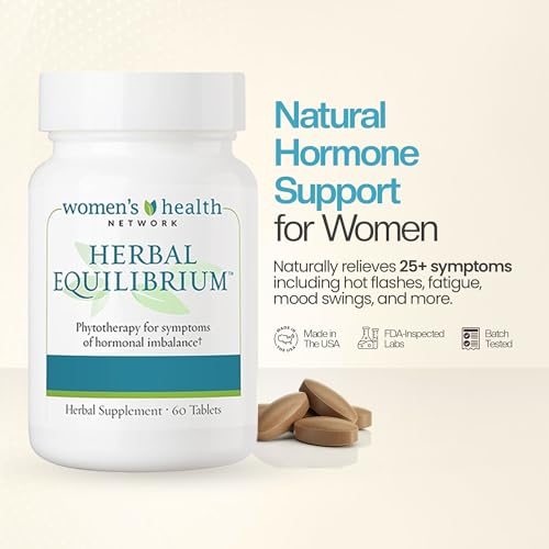 Herbal Equilibrium™ - Natural, Full-Spectrum Relief for Peri/Menopause Symptoms with 7 Proven Herbal extracts (30 Day Supply)