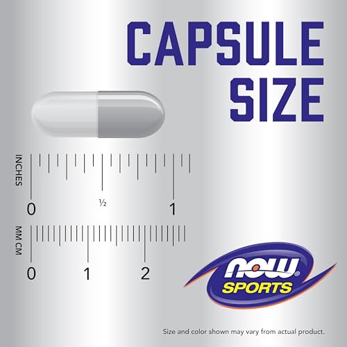 NOW Sports, Beta-Alanine 750 mg, Delays Muscle Fatigue*, 120 Veg Caps