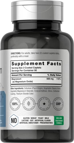 Horbäach Magnesium 500mg | 180 Caplets