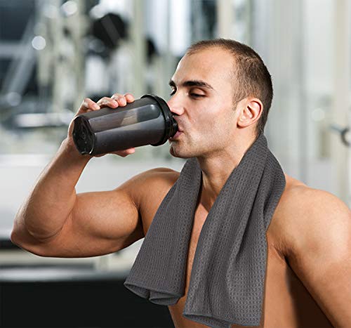 SUNLAND Microfiber Workout Gym Sweat Towels for Men | Fast Drying, Fitness Sports Towel, For Women, Lightweight Multi-Purpose, Hot Yoga Towel