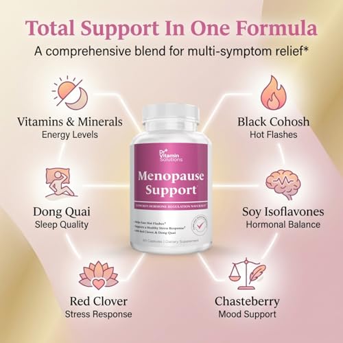 Menopause & Perimenopause Supplements for Women - Hot Flashes Relief