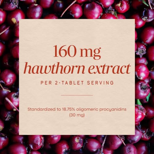 Nature's Way HeartCare Hawthorn Standardized Extract, Daily Support,120 ct