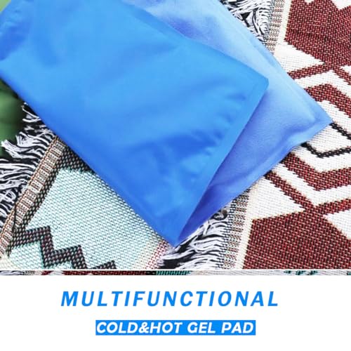 Cooling Pad Mat for Pillow - Cold Injuries Relief, Perfect for Night Sweats, Migraines, Fevers, Hot Flashes - Reusable (Blue)