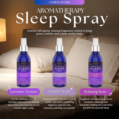 Pillow Sleep Spray Mist for Deep Sleep, Help Stress & Anxiety Relief Aid